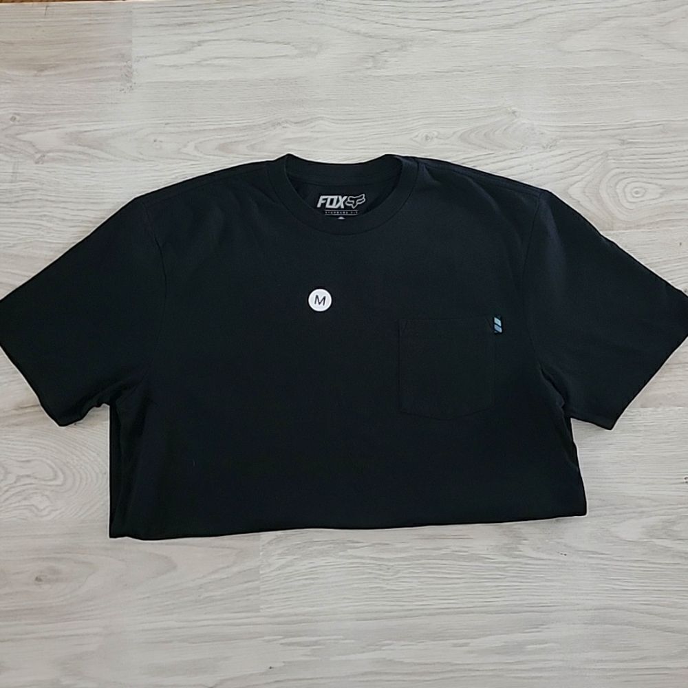 Fox Racing Fox Head Black T-Shirt with front pocket - Picture 6 of 9